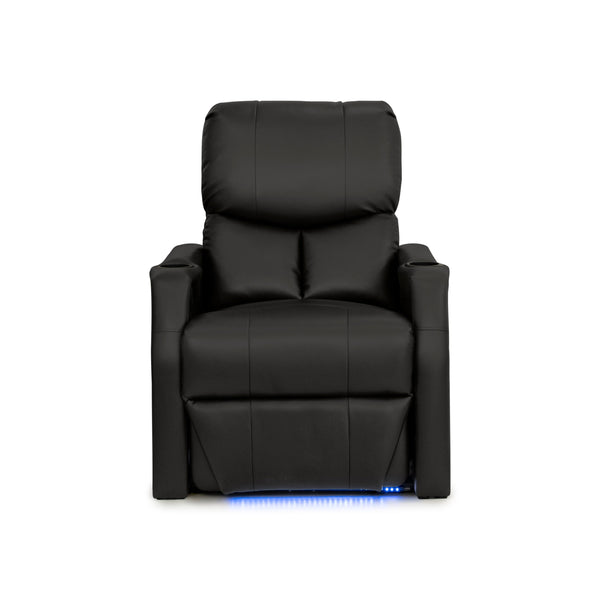12006 Leather Gel Spacesaver Home Theater Seating