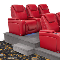 SoundRight 14'' Home Theater Riser Platform w/ Optional Riser Step
