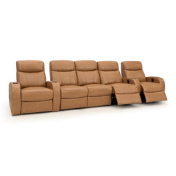 Rialto Italian Leather Home Theater Seating