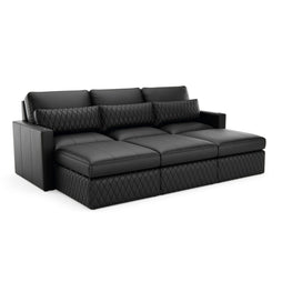 Diamante Home Theater Sectional Sofa w/ Chaise