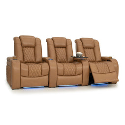 Diamante Italian Leather Zero Gravity Home Theater Seating