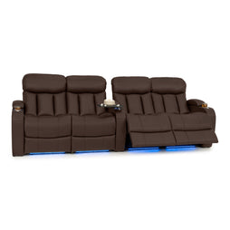 Grenada Italian Leather Home Theater Seating