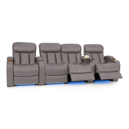 Grenada Italian Leather Home Theater Seating