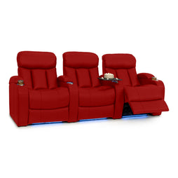 Grenada Italian Leather Home Theater Seating