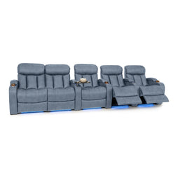 Grenada Italian Leather Home Theater Seating