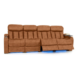 Grenada Italian Leather Home Theater Seating