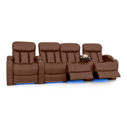 Grenada Italian Leather Home Theater Seating