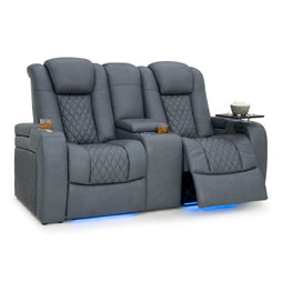Seatcraft Anthem Loveseat Italian Leather, Powered Headrest, Power Recline