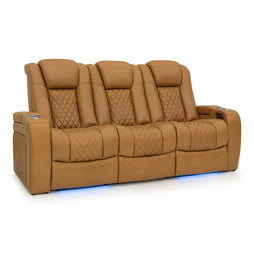 Seatcraft Anthem Sofa Italian Leather, Powered Headrest, Power Recline
