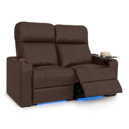 Julius Italian Leather Big & Tall Home Theater Seats