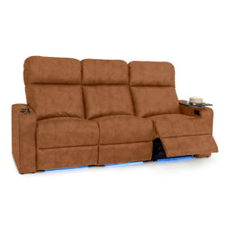 Julius Italian Leather Big & Tall Home Theater Seats