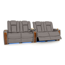 Monaco Italian Leather Home Theater Seating