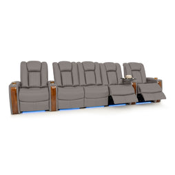 Monaco Italian Leather Home Theater Seating