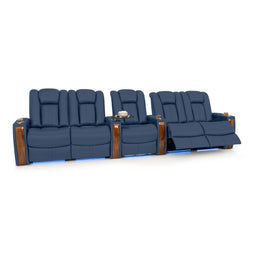 Monaco Italian Leather Home Theater Seating