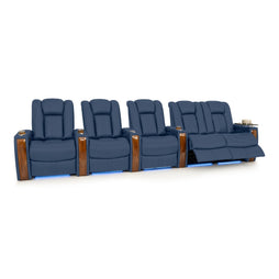 Monaco Italian Leather Home Theater Seating