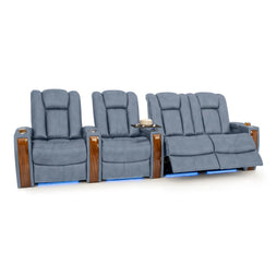 Monaco Italian Leather Home Theater Seating