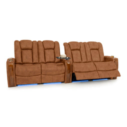 Monaco Italian Leather Home Theater Seating