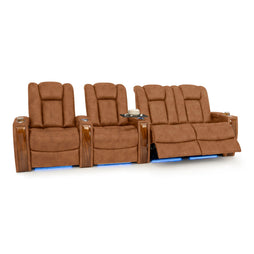 Monaco Italian Leather Home Theater Seating