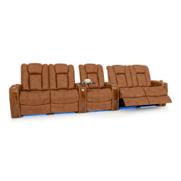 Monaco Italian Leather Home Theater Seating