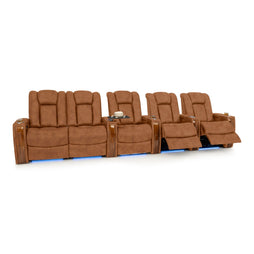 Monaco Italian Leather Home Theater Seating