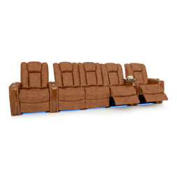 Monaco Italian Leather Home Theater Seating
