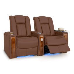 Monaco Italian Leather Home Theater Seating