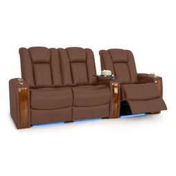 Monaco Italian Leather Home Theater Seating