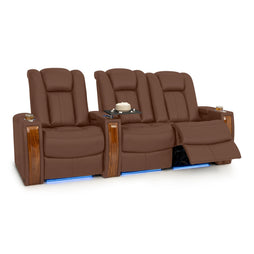 Monaco Italian Leather Home Theater Seating