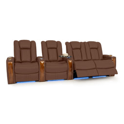 Monaco Italian Leather Home Theater Seating