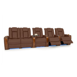 Monaco Italian Leather Home Theater Seating