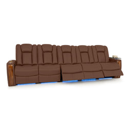 Monaco Italian Leather Home Theater Seating