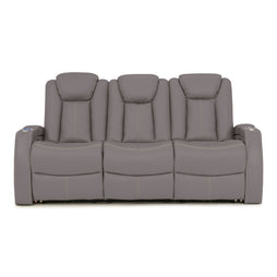 Seatcraft Republic Sofa Italian Leather, Powered Headrest, Power Recline