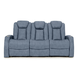 Seatcraft Republic Sofa Italian Leather, Powered Headrest, Power Recline