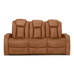 Seatcraft Republic Sofa Italian Leather, Powered Headrest, Power Recline
