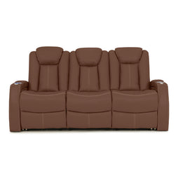 Seatcraft Republic Sofa Italian Leather, Powered Headrest, Power Recline