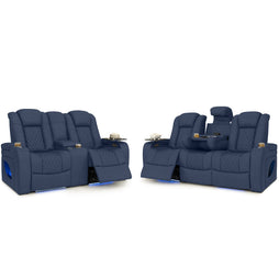 Anthem LT HeatZeroᵀᴹ Italian Leather Home Theater Sofa & Loveseat