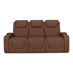 Seatcraft Concerto Heat & Massage Sofa, Italian Leather, Powered Headrest, Powered Lumbar, Power Recline