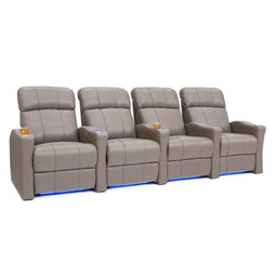 Napa Italian Leather Spacesaver Home Theater Seating