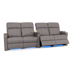 Napa Italian Leather Spacesaver Home Theater Seating
