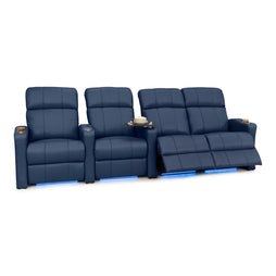 Napa Italian Leather Spacesaver Home Theater Seating
