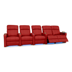 Napa Italian Leather Spacesaver Home Theater Seating