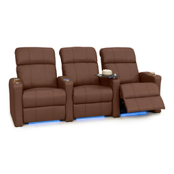 Napa Italian Leather Spacesaver Home Theater Seating