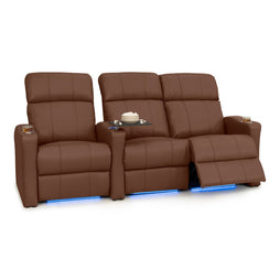 Napa Italian Leather Spacesaver Home Theater Seating
