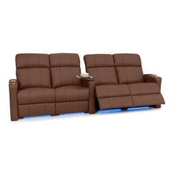 Napa Italian Leather Spacesaver Home Theater Seating