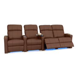 Napa Italian Leather Spacesaver Home Theater Seating