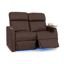 Sienna Italian Leather Spacesaver Home Theater Seating