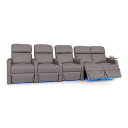 Sienna Italian Leather Spacesaver Home Theater Seating