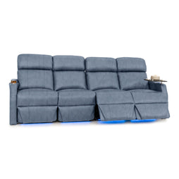 Sienna Italian Leather Spacesaver Home Theater Seating