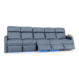 Sienna Italian Leather Spacesaver Home Theater Seating