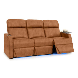 Sienna Italian Leather Spacesaver Home Theater Seating